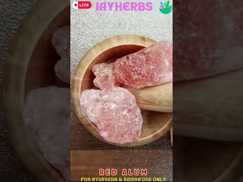Phitkari Red - Fitkari Lal - Potash Alum - Red alum stone.