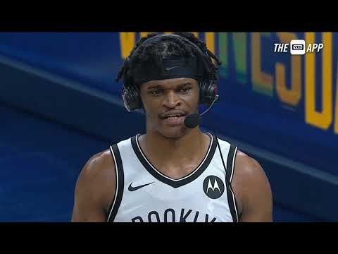 Nets Alize Johnson Postgame Interview Brooklyn win vs Indiana Pacers