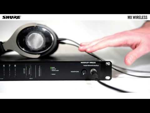 Shure Microflex Wireless: Monitoring