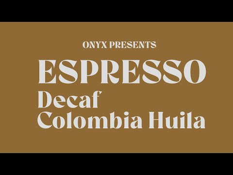 Brew Guides Decaf Espresso