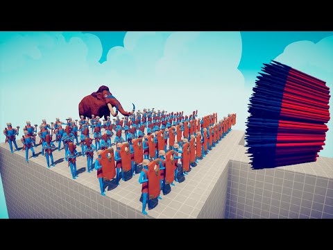 100x TRIBAL ARMY vs EVERY GOOD - Totally Accurate Battle Simulator TABS