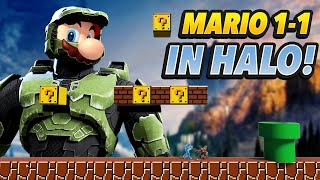 Super Mario Bros. 1-1 Remade in Halo Infinite Forge!