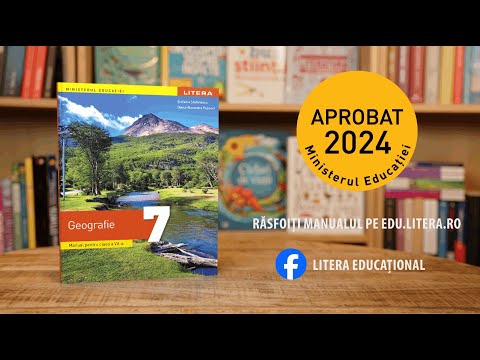 Geografie, clasa a VII-a - manual LITERA aprobat M.E. 2024