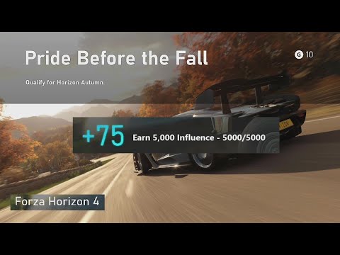 Forza Horizon 4 Earn 5,000 influence Monthly Xbox Game Guide