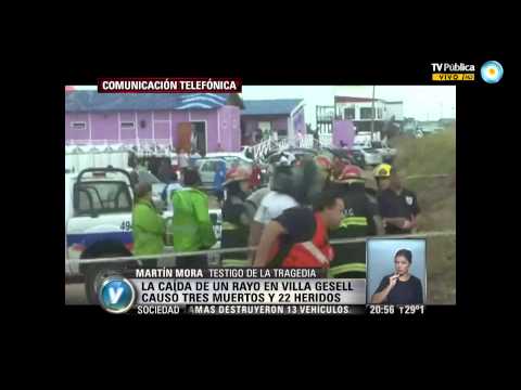 Visión 7: Tres muertos al caer un rayo en Villa Gesell (5 de 7)