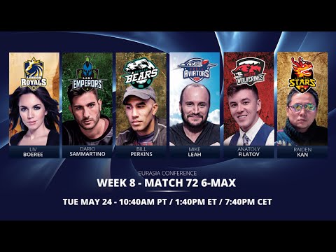 Replay: GPL Week 8 - Eurasia Conference 6-max Match 2 - W8M72