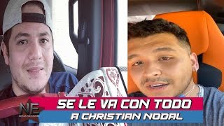 Remmy Valenzuela llama P3ND3J0 a Christian Nodal.