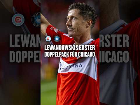 Video Thumbnail: Erst aus der Distanz, dann eiskalt: Lewandowskis erster Doppelpack für Chicago #shorts
