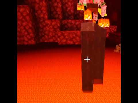 Minecraft Mania 99 - How To Place Water in NETHER!!! 😎😎😎 #minecraft #shorts #youtubeshorts