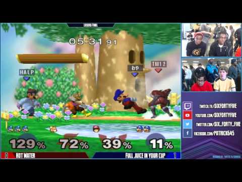 GB Jan 9, 2016 - SSBM Doubles - Losers Final - Hot Water vs Full juice in your cup