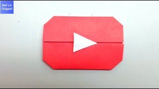 Origami YouTube Play Button Tutorial (Jo Nakashima