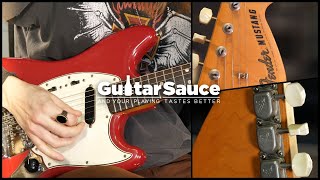 Video thumbnail for Fender Mustang Dakota Red 1966 Original Vintage | Demo by Paul Audia by Guitar Sauce