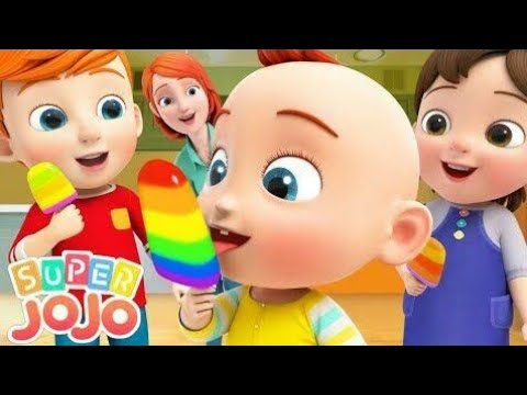 Learn Colours|rainbow icecream|@super jojo viral cuts.