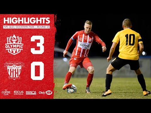 NPL QLD 2018 Round 25 - Olympic FC vs Sunshine Coast Fire Highlights