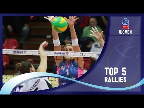 Stars in Motion Episode 3 - Top 5 Rallies - 2016 CEV DenizBank Volleyball Champions League - Women