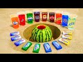Sprite Different Fanta Lipton Coca Cola Other Sodas Vs Mentos In Watermelon Underground