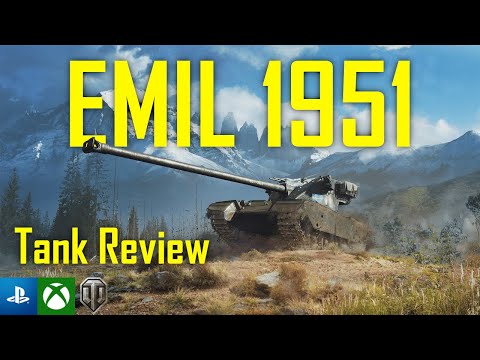 | Emil 1951 - Tank Review | World of Tanks Modern Armor | WoT Console | Kinetic Fury |