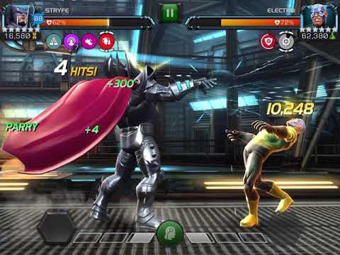 Rank 3 6 Star Stryfe Utility Showcase: Variant 6 Electro Boss 1 Shot (MCOC)