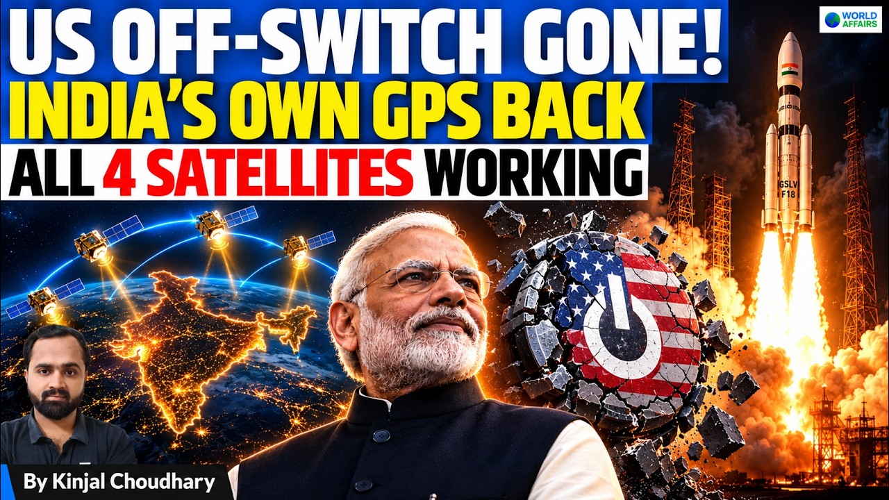 AMERICA CAN’T SWITCH OFF INDIA’S GPS NOW | ISRO’s NVS-03 Brings NavIC Back on 4 Satellites | Kinjal