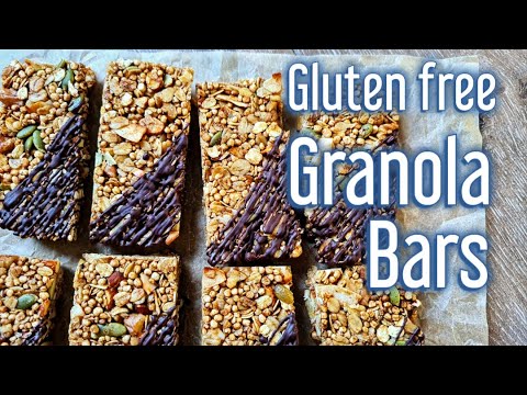 Gluten Free Granola bars that are also healthy and delicious
