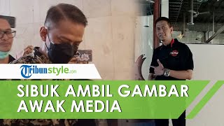 Tutup Mulut Saat Datang untuk Jalani Pemeriksaan, Doddy Sudrajat Malah Sibuk Ambil Gambar Awak Media