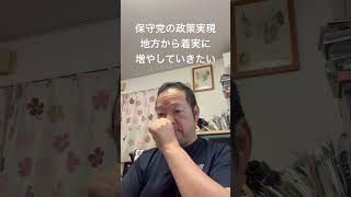 😊保守党の政策実現、地方から着実に増やしていきたい　#日本保守党 #百田尚樹 #有本香 #島田洋一 #北村晴男 #地方選挙