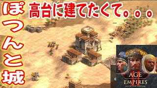意味のないところに城を建ててみた結果の失敗例😭【スペイン, 4vs4, アラビア, Age of Empires 2 DE, AOE2DE ゲーム実況】
