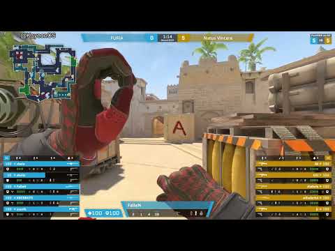 FalleN Demo ( 8-12 ) FURIA vs Natus Vincere ( MIRAGE ) POV | IEM Katowice 2025