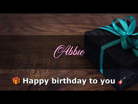 ABBIE Angelclasico HAPPY BIRTHDAY
