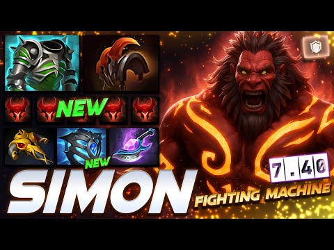 [7.40] SIMON AXE NEW FIGHTING MACHINE - Dota 2 Pro Gameplay [Watch & Learn]