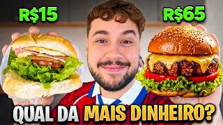 PODRÃO vs GOURMET: QUAL HAMBÚRGUER DÁ MAIS DINHEIRO? - React Tudo é Negócio