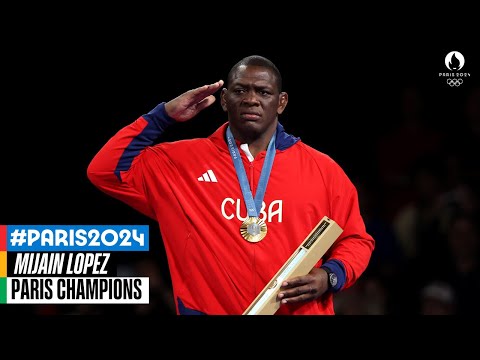 Mijain Lopez secures his FIFTH gold in a row! 🥇 | Paris Champions