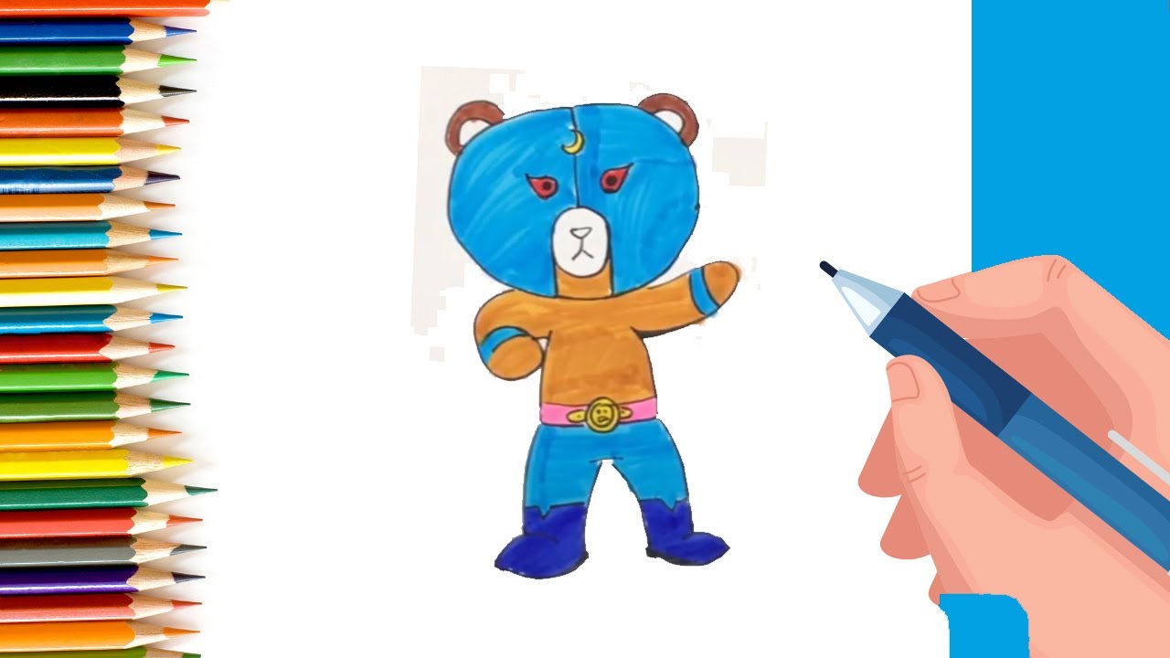 How to Draw easy El Brown step by step for Kids #shorts