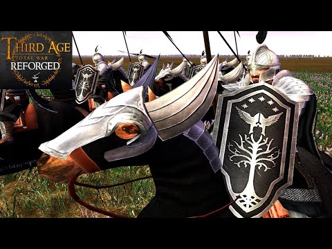 THE MEN OF THE EAST AND WEST MEET IN BATTLE (Pitch Battle) - Third Age: Total War (Reforged)