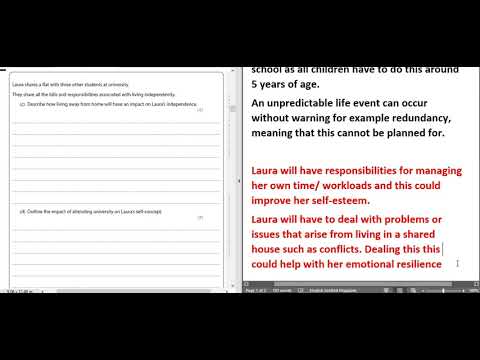 Unit 1: Human lifespan development - Exam paper review & walkthrough (January 2021) 📝📑