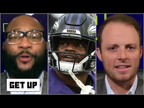 馬庫斯-斯皮爾斯和格雷格-麥克羅伊對拉瑪爾-傑克遜在烏鴉隊中的罪責有不同的看法｜起床 (Marcus Spears & Greg McElroy disagree on Lamar Jackson's culpability in the Ravens' issues | Get Up)