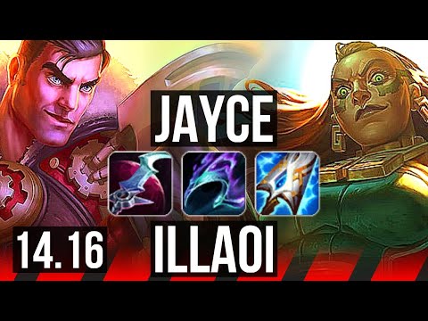 JAYCE vs ILLAOI (TOP) | Legendary | BR Grandmaster | 14.16