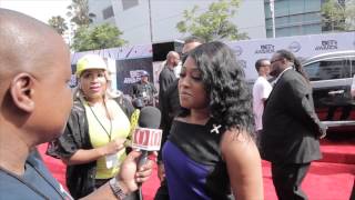 HustleTV DJ Hustle TRINA ON BET RED CARPET I WOULD LOVE TO COLAB WITH QUEEN LATIFAH