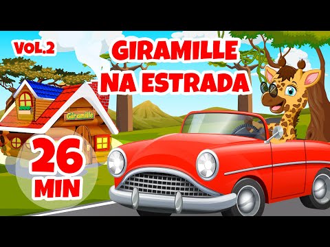 Giramille na Estrada Vol.2 - 26 min | Desenho Animado Musical