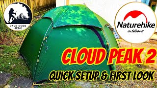 Naturehike Cloud Peak 2 | Setup & First Look
