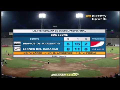 Bravos 5-8 Leones, 23-10-14