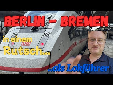 🚄 Führerstandsmitfahrt im ICE 4 (Baureihe 412) – Von Berlin nach Bremen in knapp 3 Stunden! 🚄