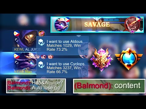 TOP GLOBAL CYCLOPS ft. ALJUICE ALDOUS ( Easy Win?! )