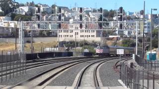 preview picture of video 'Caltrain San Bruno ( Original Route ) to 4th King Northbound Local'