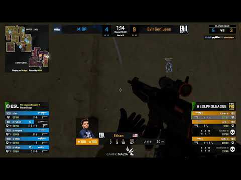 LIVE: Evil Geniuses vs. MIBR - ESL Pro League Season 11 - Group C