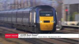 preview picture of video ''43299' East Coast HST125 and Javlin 59902-180102 at Hitchin'