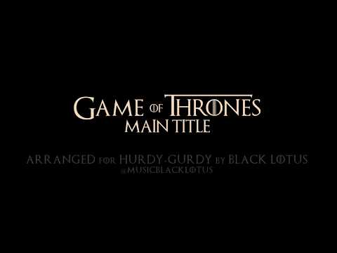 Game of Thrones Main Title - Music Score for Hurdy Gurdy