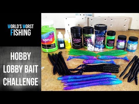 HOBBY STORE LURE MAKING, Bait-To-Catch Using Hobby Lobby Materials