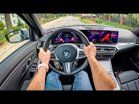 NEW BMW 3 G20 2025 (2.0 320i 184 hp) | POV Test Drive #2221 Joe Black