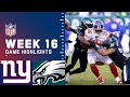 Giants vs. Eagles Week 16 Highlights | NFL 2021